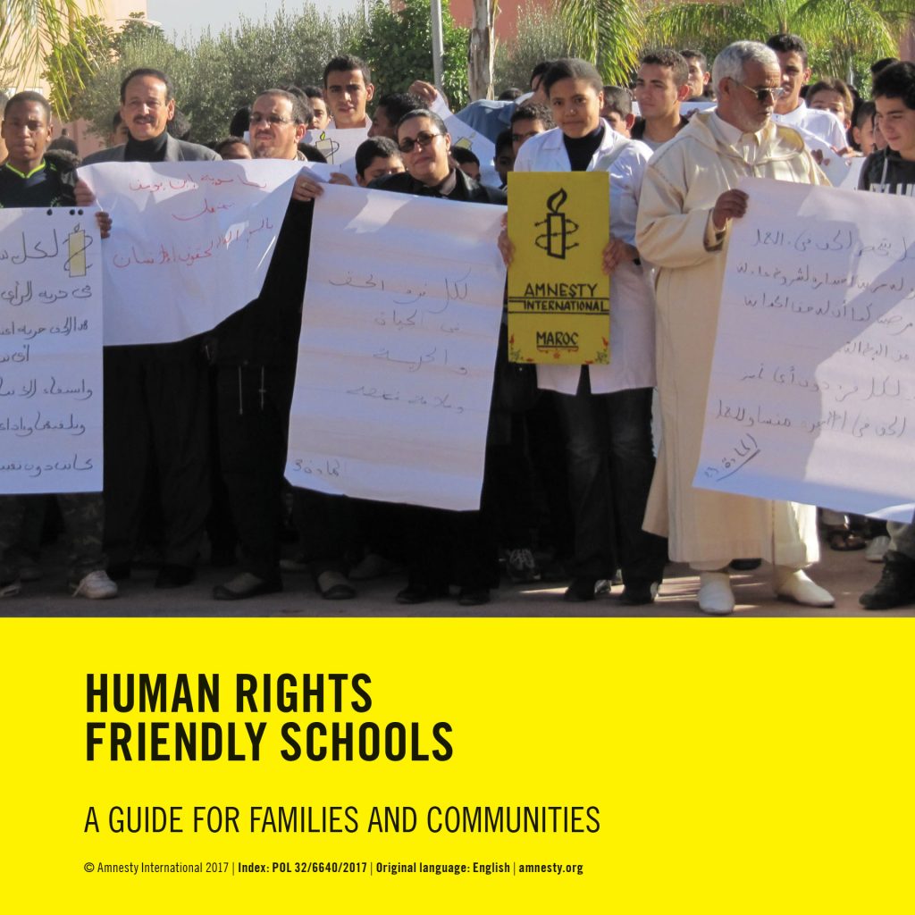 School Project Human Rights Human Rights Friendly Schools - Amnesty International : Amnesty ...