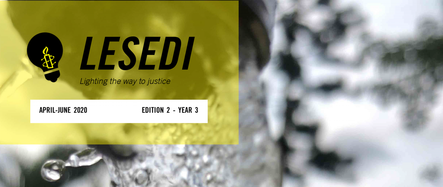 Lesedi, Edition 2, 2020 - Amnesty International : Amnesty International