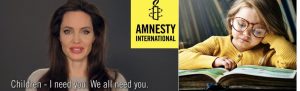 Amnesty International, Angelina Jolie and Geraldine Van Bueren partner to author child rights book